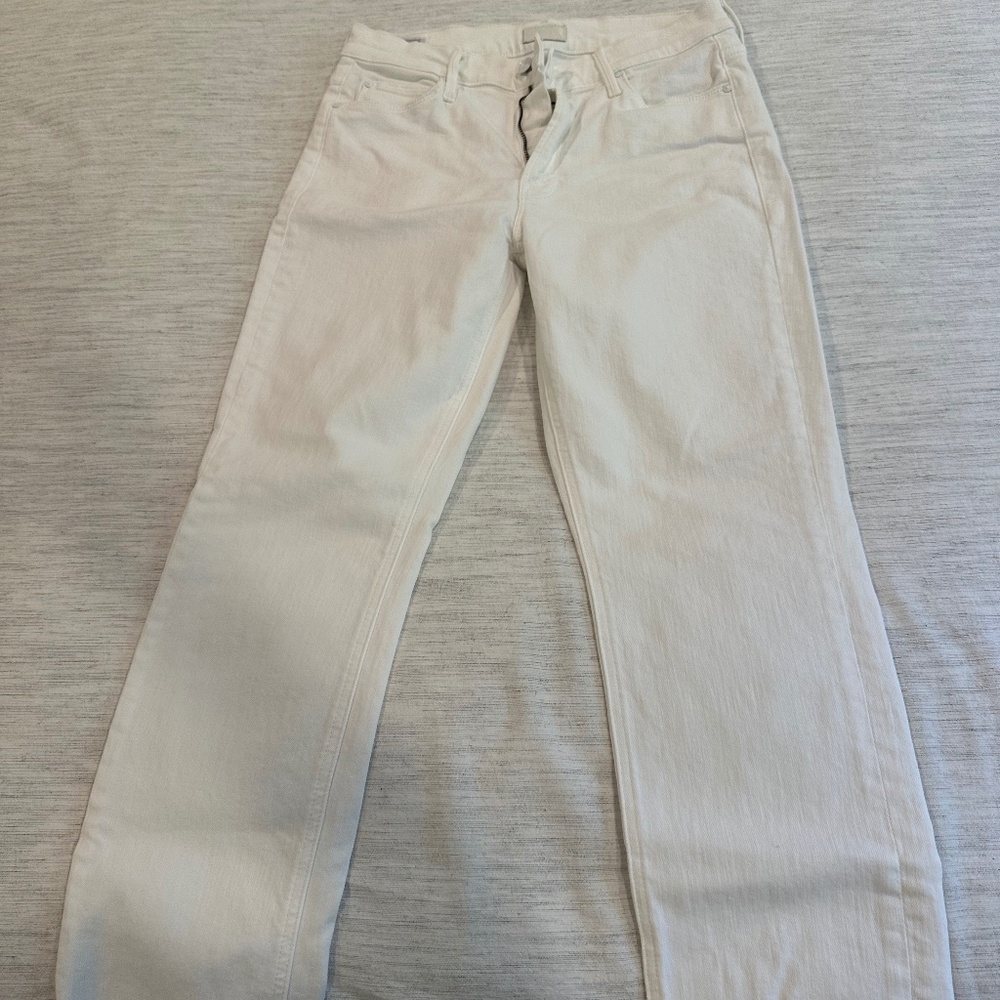 Mother jeans white